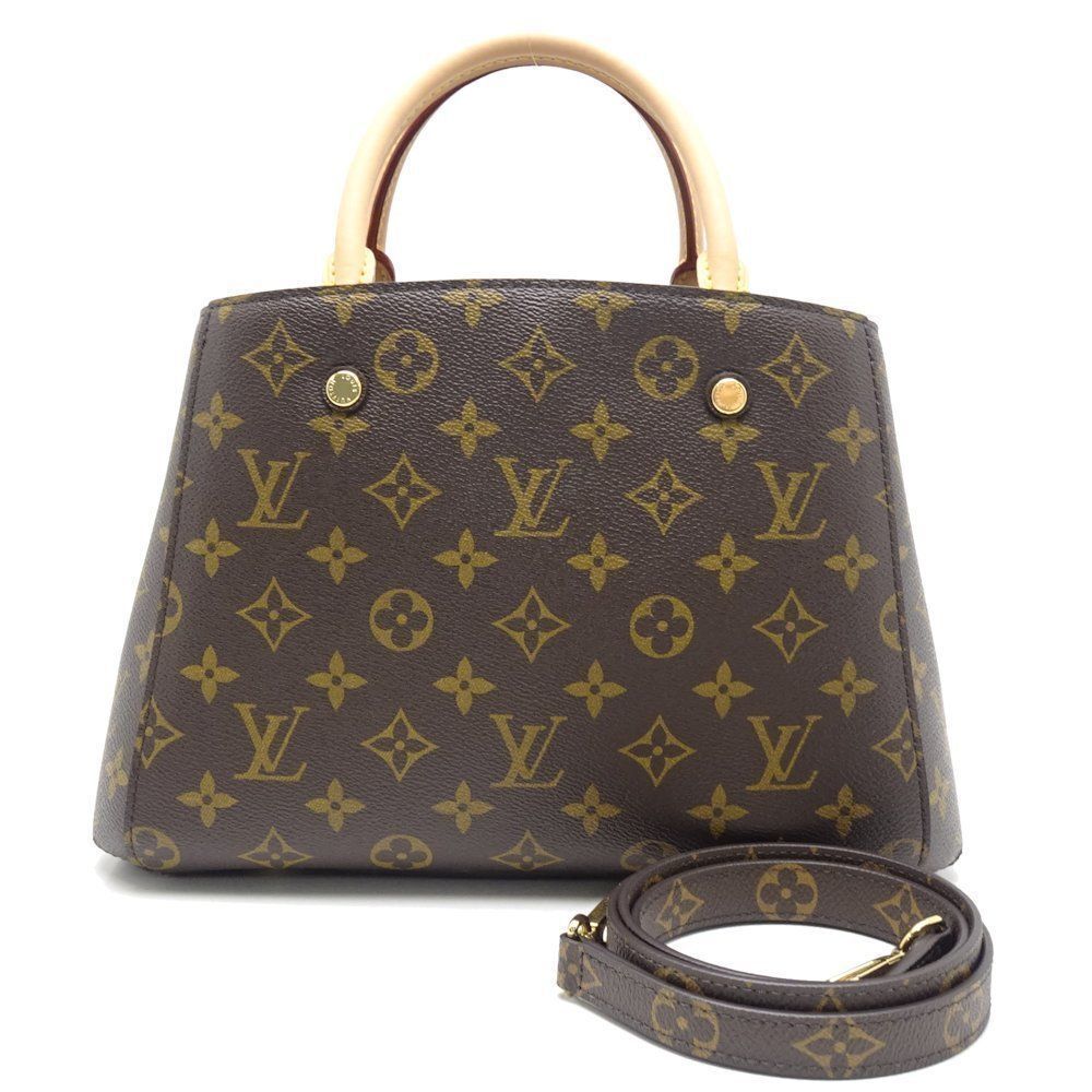 Louis Vuitton Monogram Montaigne BB Brown 2WAY Bag